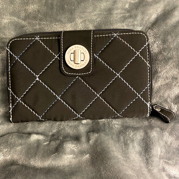 Vera Bradley wallet zip around buckle opening zipper coin credit card slots OSP - Picture 1 of 8